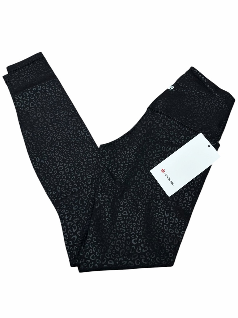 NWT Lululemon Align High-Rise Pant 28”
(Leopardo Shift Micro Emboss Black) 4